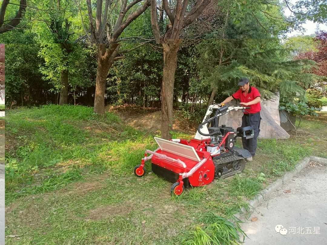 瓦尔特·御虹”WX-800型履带自行走式堤防割草机